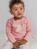 Organic cotton Purebaby bunny jumper