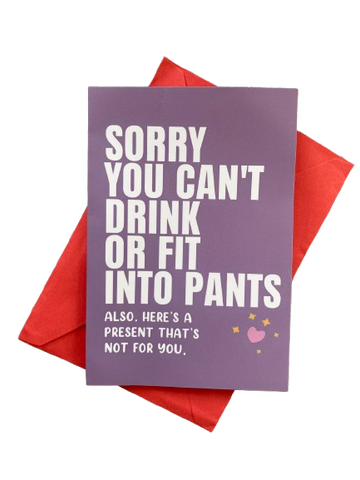 New Baby Card - Poor Mum!