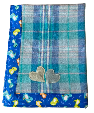 vintage wool baby blanket