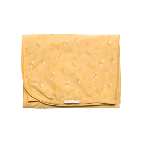 Merino/Organic Cotton blanket - Buttercup