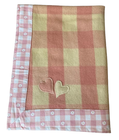 Vintage Wool Blanket - Coconut Ice