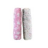 Aden + Anais Cotton Muslin Swaddles - FLORAL RANGE (TWO PACK)