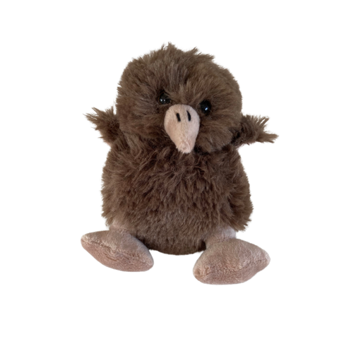 Kiwi Beanie Baby - dark brown