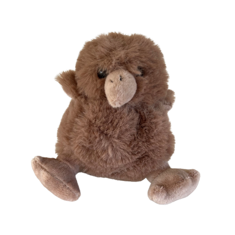 Kiwi Beanie Baby - light brown