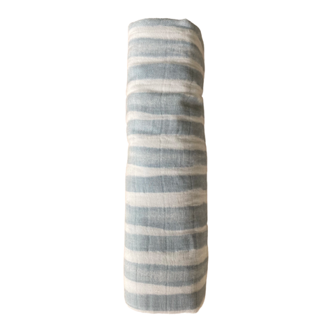 Aden + Anais Cotton Muslin Wrap - Polar Stripe