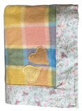 Vintage Wool Blanket - Rainbow check