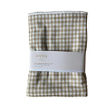 Mama + Me - Burp Cloth - Taupe Gingham