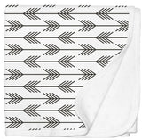 Jersey Cotton Stroller blanket - Arrows