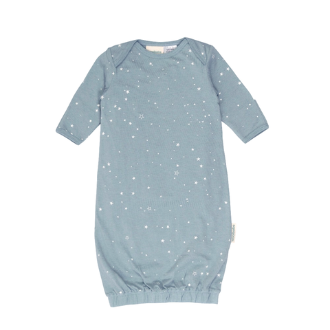 Merino and organic cotton sleeping gown for babies