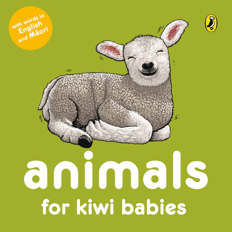 A beautiful, brightly illustrated board book introducing babies to animals both in English and in Maori.