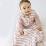Merino Sleeping Bag - Dusky Pink Stripe