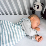 Merino and organic cotton sleeping bag for 3-24 months