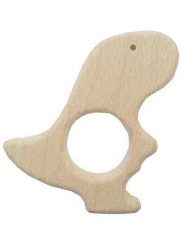 Natural Wooden Teething Dinosaur