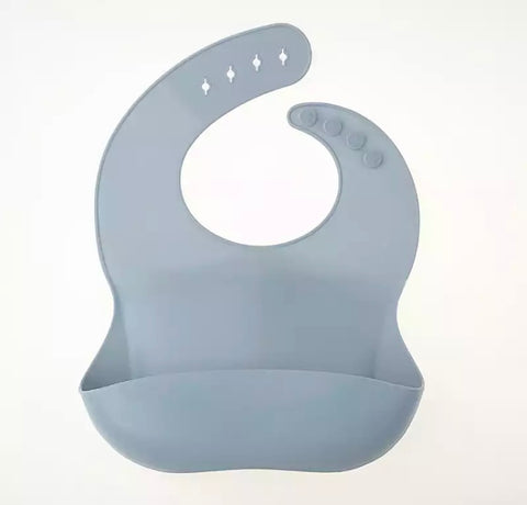 Silicone Bib - Stone