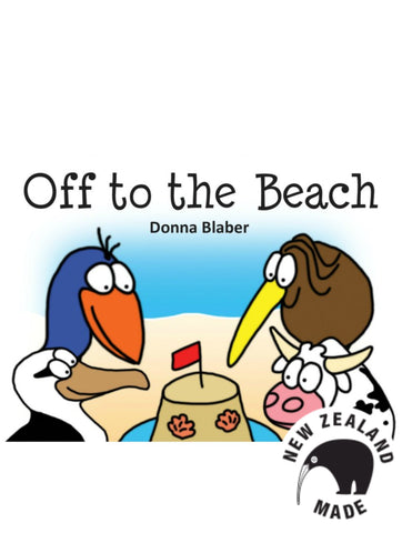 Kiwi Critters Wee Book - Off to the Beach