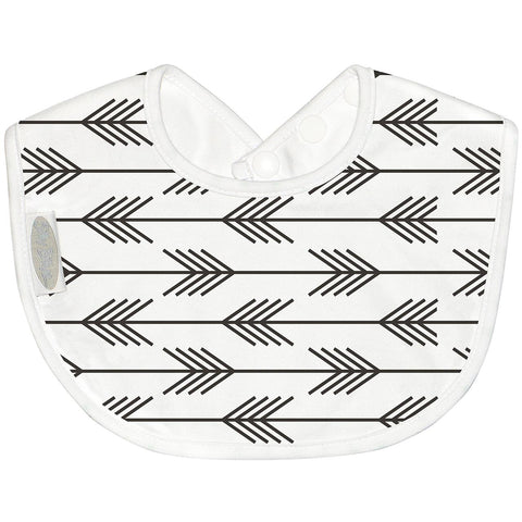 Jersey Cotton Bib - arrow design