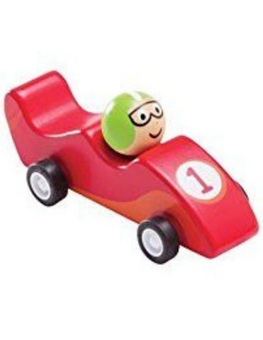 Wooden Pull Back Racing car