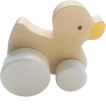 Wooden roller ducky