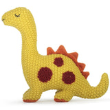 Dinosaur cuddly toy with rattle