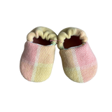 Handmade wool baby booties