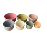 Stacking Bath Cups - set of seven