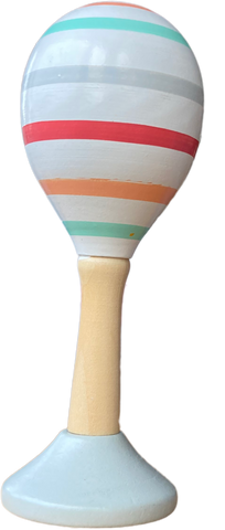 Wooden maraca in a smaller size for baby