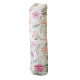 Aden + Anais cotton muslin baby wrap with flowers