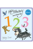 Hairy Maclary and Friends 1 2 3 Board Book. With words in English and Te Reo.