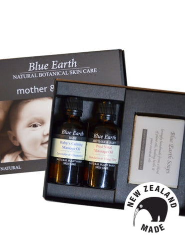 Blue Earth Mother and Baby Gift Box - made in New Zealand
