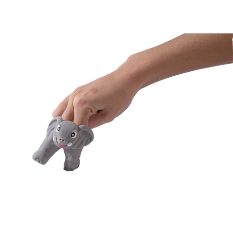Elephant rubber finger puppet