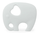 Silicone Teething Elephant - White